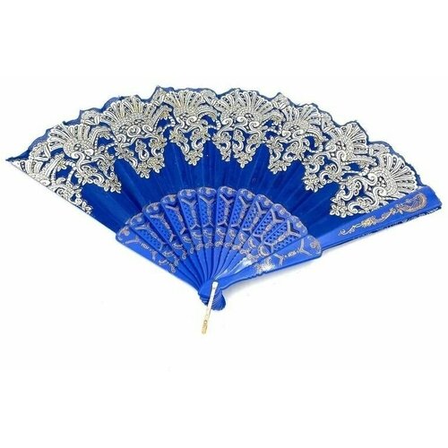 Складной веер с пластиковым основанием и рисунком Цвет Настроения 249₽