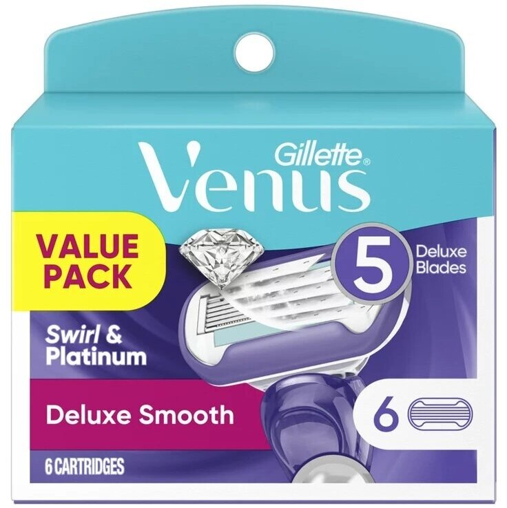 Venus Extra Smooth Swirl Сменные Кассеты 6 шт. (оригинал, США)