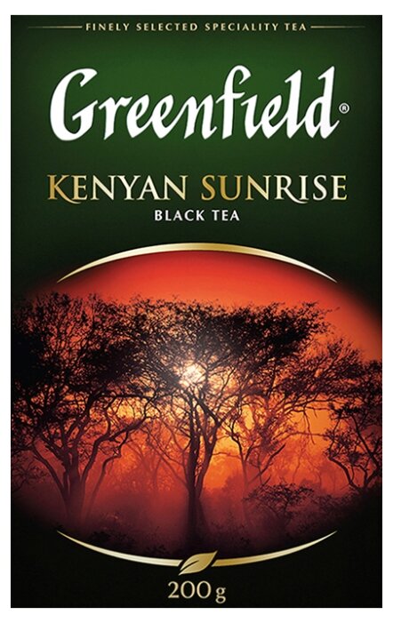 Чай черный Greenfield Kenyan Sunrise — купить по выгодной цене на Яндекс.Маркете
