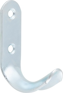 Крючок для одежды STARFIX №7 белый цинк (SMP-51789-1)