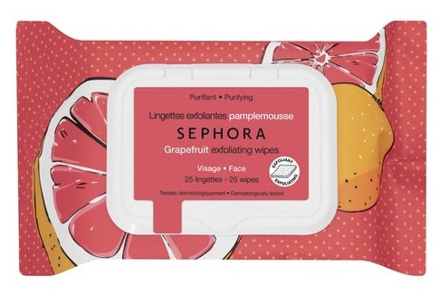 Sephora салфетки для снятия макияжа Грейпфрут