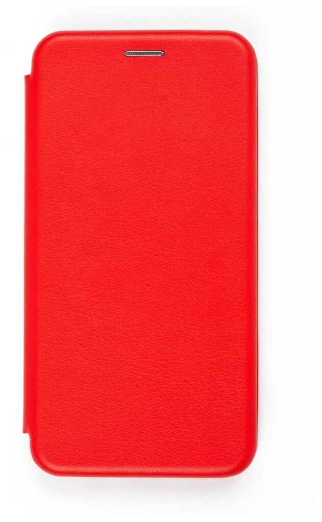 Чехол-книжка для Xiaomi POCO M5 - красный, противоударный откидной с подставкой, кейс с магнитом, защитой экрана и отделением для карт