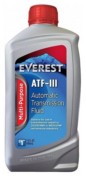 Масло трансмиссионное ATF DEXRON III H/M 1л EVEREST FPATF30EV01LRD