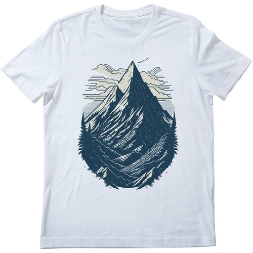 фото Футболка roly, размер s, белый