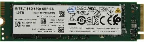 SSD Intel 670p SSDPEKNU010TZX1