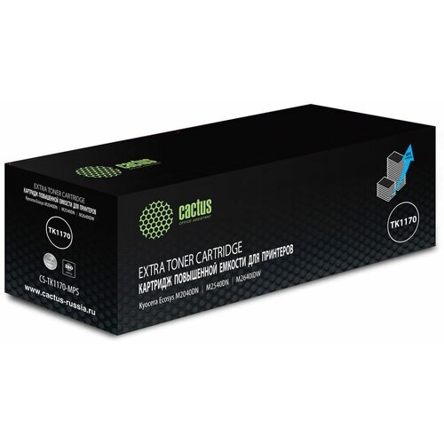 Картридж Cactus CS-TK1170-MPS черный 12000 страниц совместимый для Kyocera Ecosys M2040dn M2540dnM2640idw 980₽