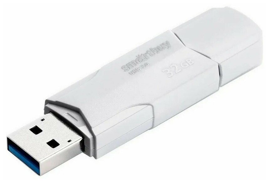 Флеш-накопитель USB 32GB Smartbuy Clue белый