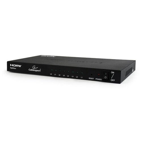 Gembird Cablexpert HD19F/8x19F DSP-8PH4-03 hdmi разветвитель cablexpert dsp 8ph4 03