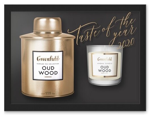 Чай Greenfield Оud Wood подарочный набор с ароматической свечой