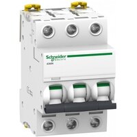 A9F78306 Автоматический выключатель, серия iC60 N, 3p, 6А, кривая В, 6кА Schneider Electric