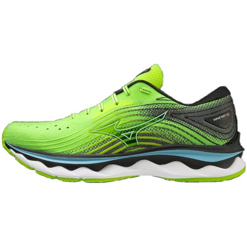 Беговые кроссовки Mizuno Wave Sky 6 NeoLime/Skywriting/Black (UK:8)