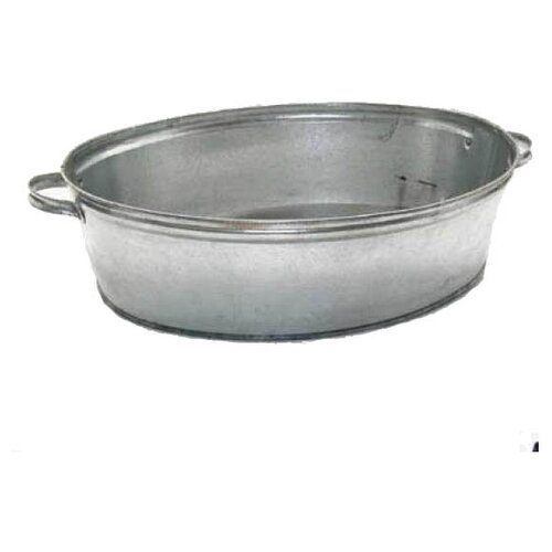 Таз оцинкованный овальный, 23 л