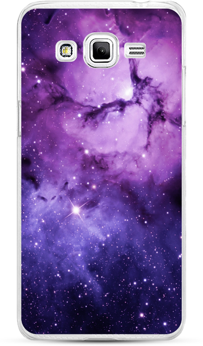 Силиконовый чехол на Samsung Galaxy Grand Prime / Самсунг Галакси Гранд Прайм Космос 18