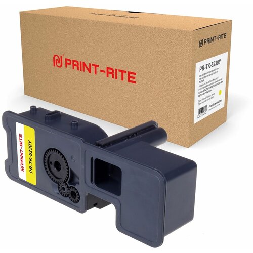 Print-Rite Тонер-картридж совместимый ПринтРайт Print-Rite PR-TK-5230Y TK-5230Y желтый повышенной емкости 2.2K картридж print rite pr tk 5230y tk 5230y tfkadiyprj желтый