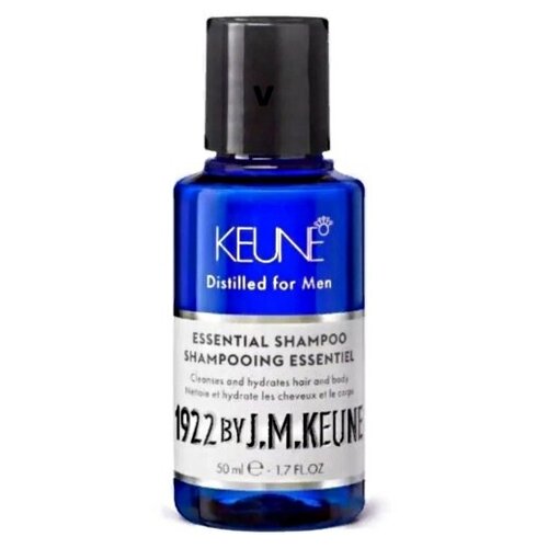 Keune 1922 Care for Men Универсальный шампунь для волос и тела Essential Shampoo 50 мл