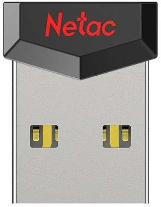 Накопитель USB 2.0 4Гб Netac UM8 (NT03UM81N-004G-20BK), черный