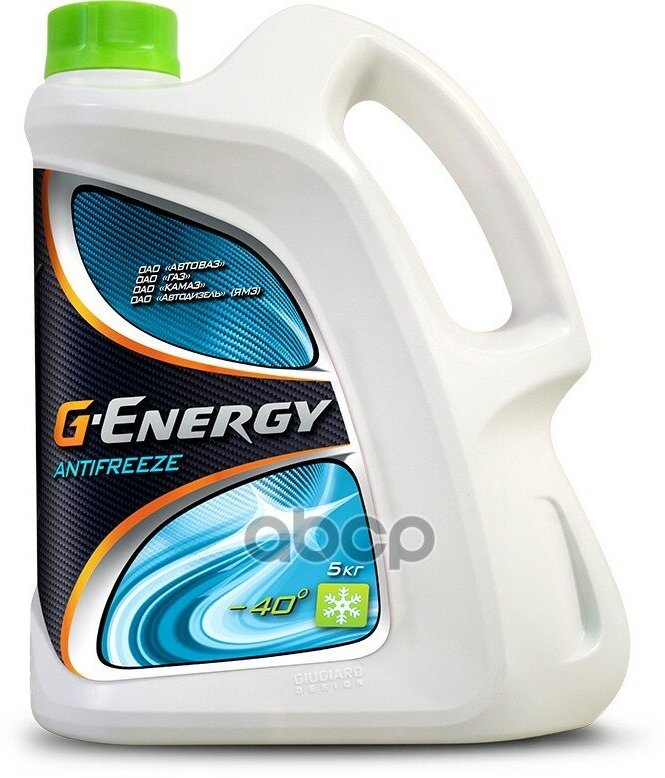 Антифриз G-Energy Antifreeze 40 Готовый (Зеленый) 5Кг G-Energy арт. 2422210126