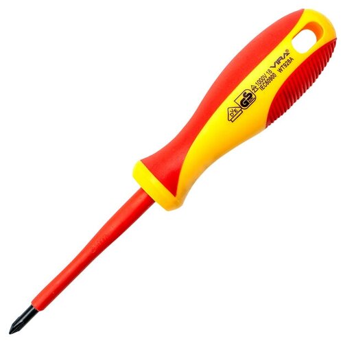 Отвертка крестовая 1х80мм PH1 1000В 970₽