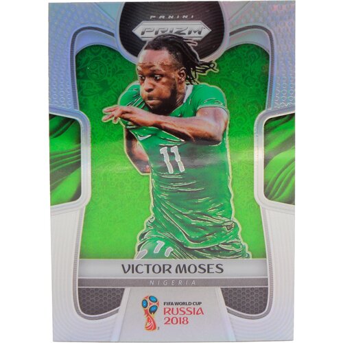 Коллекционная карточка Panini Prizm FIFA World Cup Russia 2018 #144 Victor Moses S0043 классическая коллекционная карточка из аниме отбеливатель подарок на день рождения коллекционная карточка памятная карточка