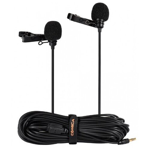 Петличный микрофон Comica CVM-D02 двойной 25 метра 195000₽