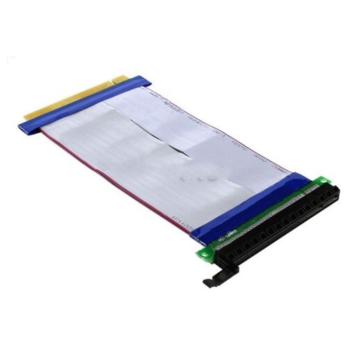 Переходник Espada PCI-E X16 M to PCI-E X16 F 18cm EPCIEM-PCIEFX16 usb riser card pci e x1 male to pci e x16 female с питанием 6pin epciekit ver 009s espada