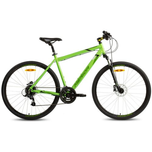 Велосипед дорожный Merida Crossway 10 2022 года зеленыйчерно-зеленый рама S46cm 4814000₽