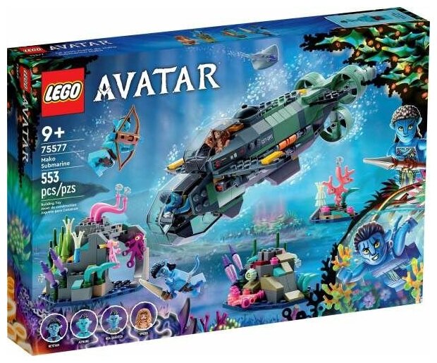 Конструктор LEGO Avatar 75577 Подводная лодка Мако