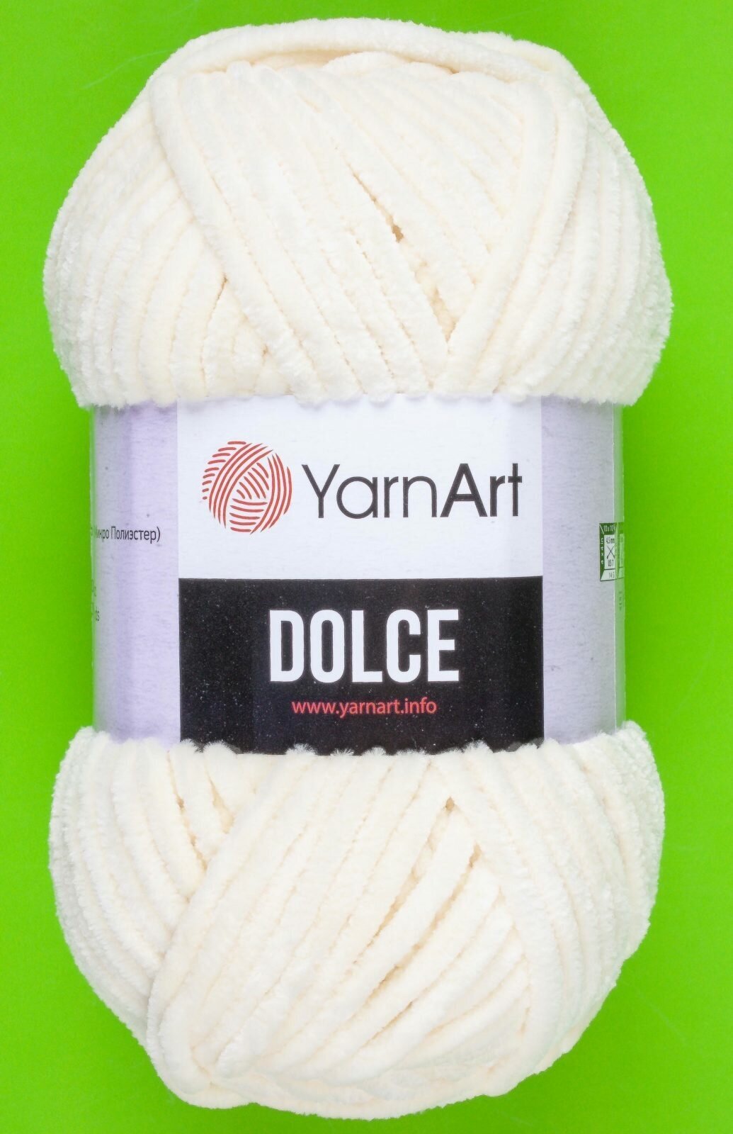 Пряжа YarnArt Dolce бледный лимон (783), 100%микрополиэстер, 120м, 100г, 2шт