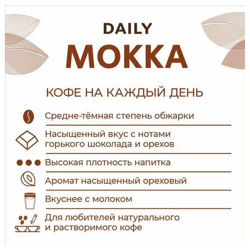 Кофе молотый Poetti "Mokka", натуральный, 250 г, вакуумная упаковка, 18102 - фотография № 7