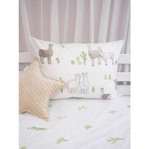 COROCOCO Наволочка на молнии Лама 50х70 см.