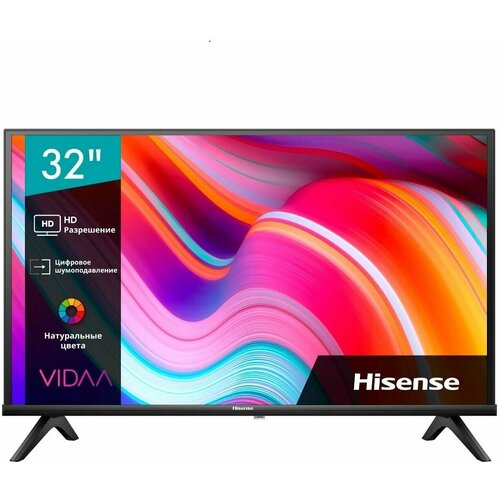 Телевизор HISENSE 32 HD 1366x768 черный 32A4K 2035900₽