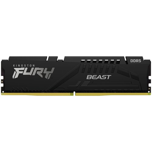 Kingston Память оперативная Kingston 8GB 5600MTs DDR5 CL40 DIMM FURY Beast Black 548000₽