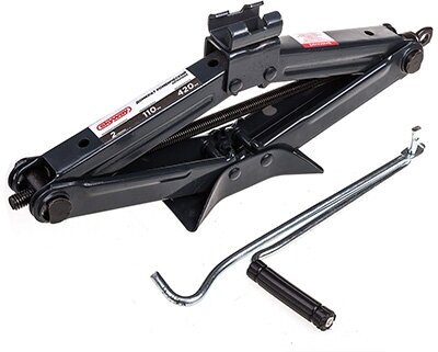 фото Домкрат ромбический универсальный (2 т) "SKYWAY" STANDART 110-420мм (в сумке) с резин. опорной ча Skyway S01801005