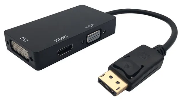 Display-Port to VGA-HDMI-DVI