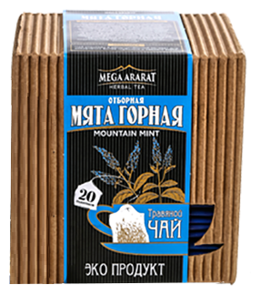 Чай травяной Mega Ararat Мята Горная 20*1.3г - фото №1