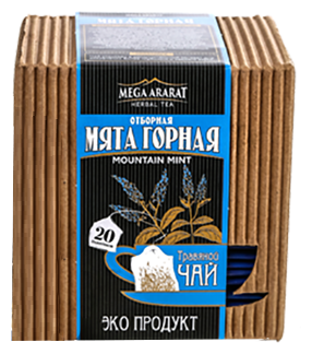 Мята горная 20 пакетов, Mega Ararat (Армения)