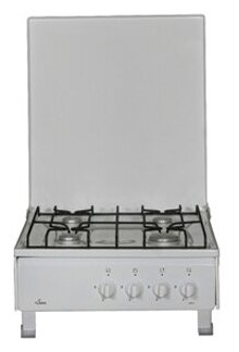 Газовая плита Flama ANG 1401 W, эмалированная сталь, 4 конфорки