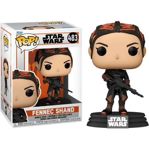 Фенек Шанд Мандалорец фигурка-башкотряс, Fennec Shand Mandalorian фигурка funko pop книга бобы фетта star wats боба фетт и феннек шанд в тронном зале boba fett