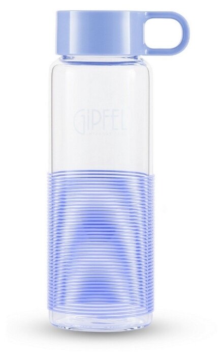 Бутылка для воды GIPFEL Anneta 0.25 л стекло, пластик, силикон