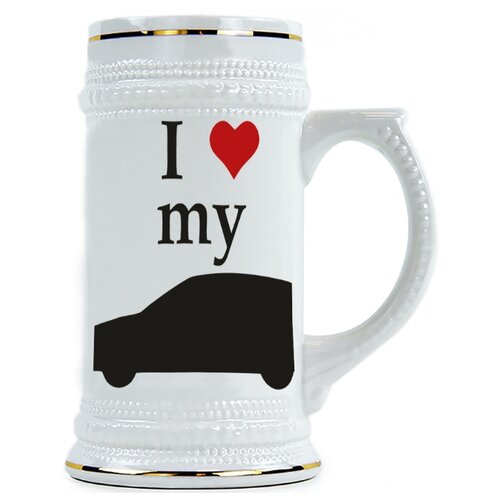 фото Пивная кружка я люблю мою машину drabs
