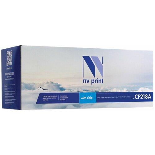 NV PRINT Картридж лазерный nv print (nv-cf218a) для hp laserjet pro m132a/132fn/m104a/104w, ресурс 1400 стр.