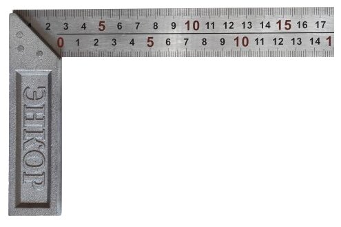Угольник 500мм чугунное основание Энкор 10810