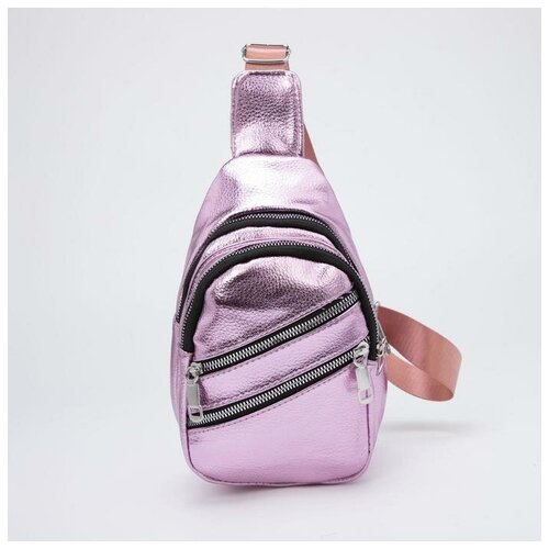 фото Сумка слинг ооо пк кит, искусственная кожа, фиолетовый