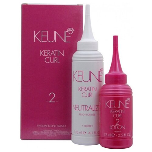 Keune Набор для завивки для окрашенных и нормальных волос Keratin Curl Lotion 2