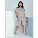 Lovetex. store / Костюм спортивный летний с шортами (размеры 44-54) - изображение