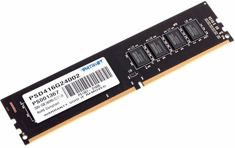 Модуль памяти Patriot Memory SL 16 ГБ DDR4 2400 МГц DIMM CL17 PSD416G24002