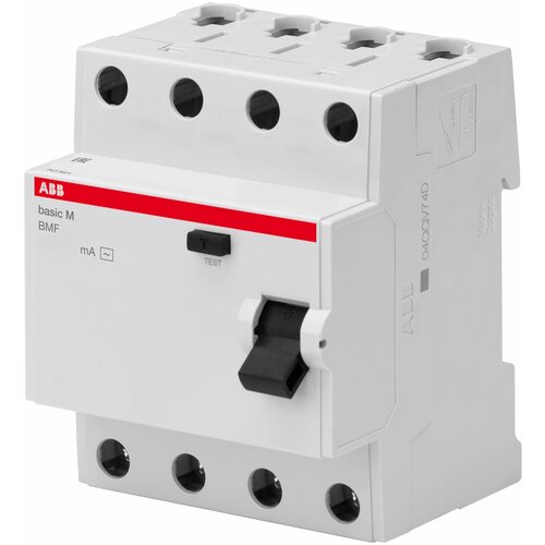 ABB Basic M УЗО 4P, 25A, 300мA, AC, BMF43425