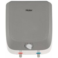 Водонагреватель Haier ES10V-Q1(R), накопительный, 1.5 кВт, 10 л, нижняя подводка, серый