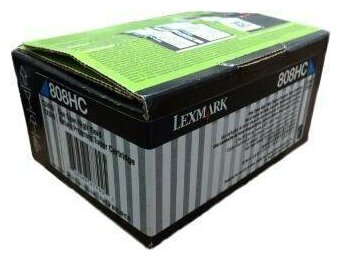 Тонер-картридж Lexmark 80C8HCE 3K Голубой Return Program для CX410/CX510