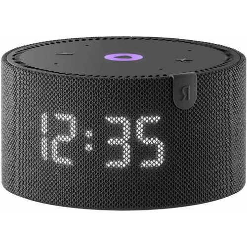 Умная колонка Яндекс Новая Станция Мини с часами с голосовым помощником Алиса Black 1546300₽